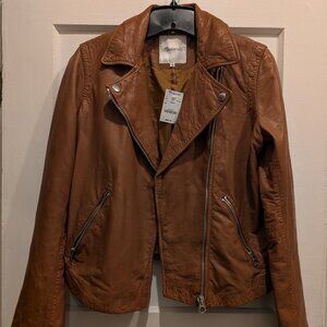 Madewell The Washed Leather Motorcycle Jacket